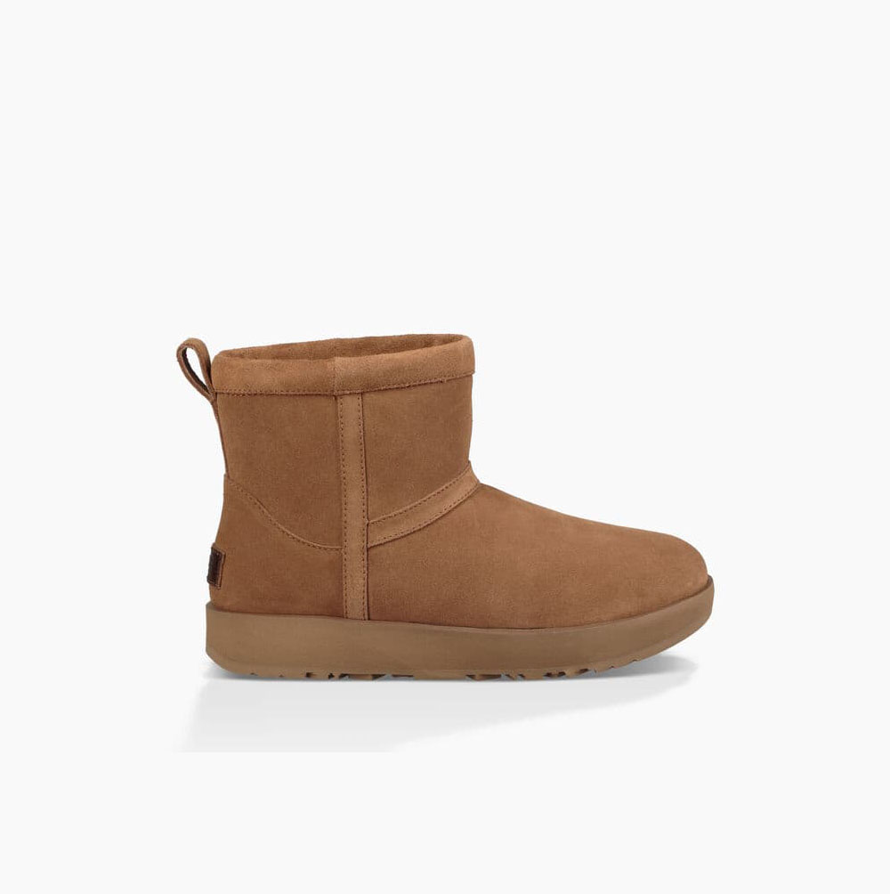 UGG Classic Mini Weather - Boots Dame - Brune (NO-F241)